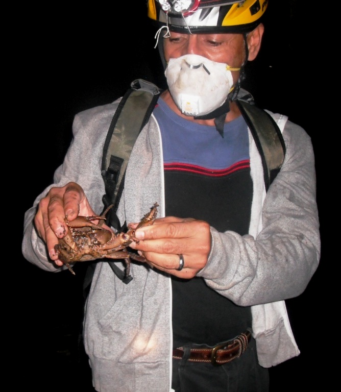 Dr. Eddie Laboy-Nieves holds a buruquena