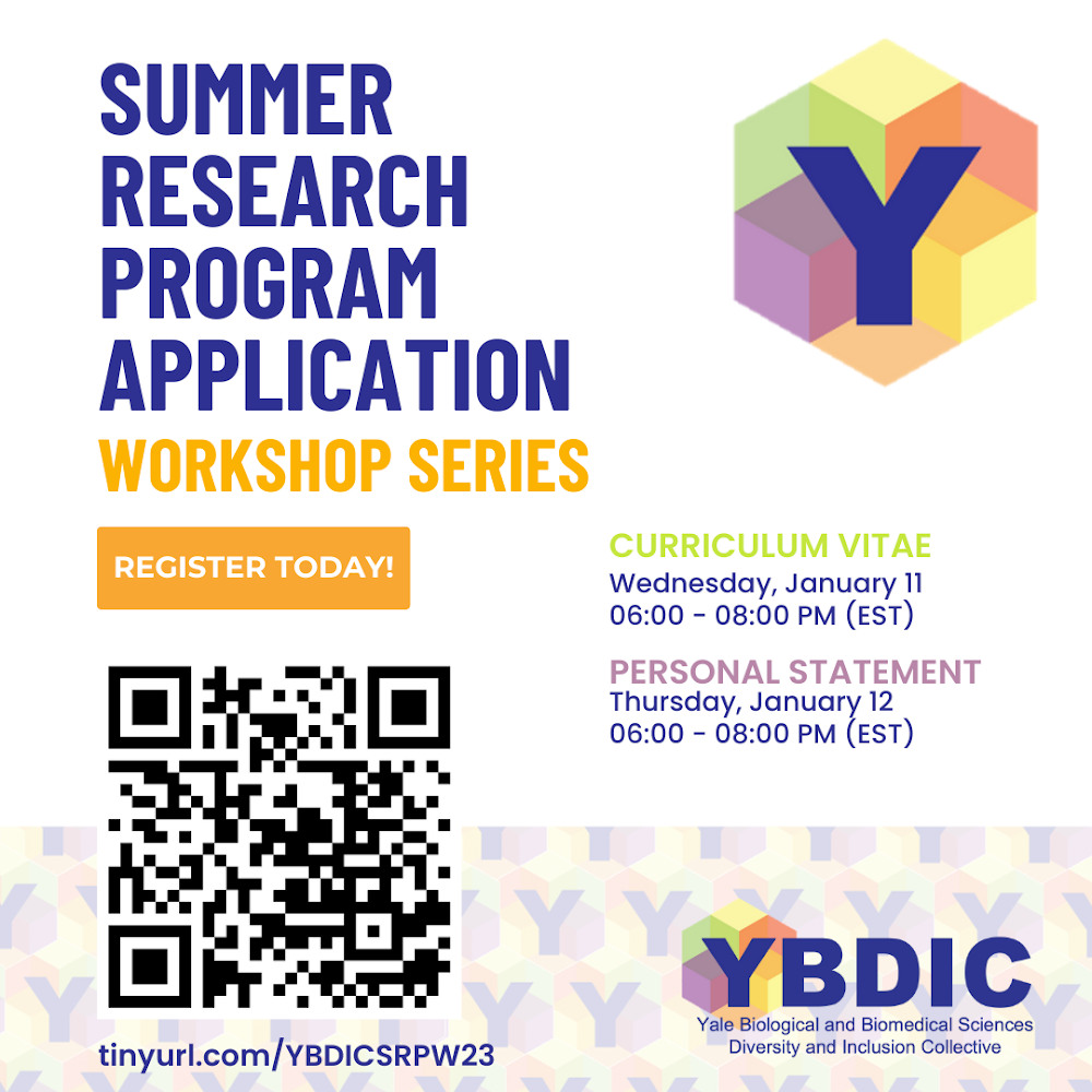 SUMMER RESEARCH PROGRAM APPLICATION. WORKSHOP SERIES.