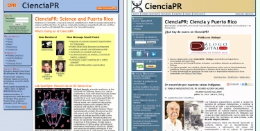 Changes in CienciaPR website in first 5 years