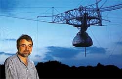 Dr. Daniel Altschuler at the Arecibo Observatory