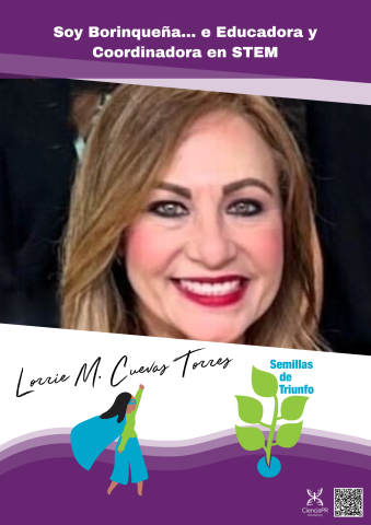 Foto de Lorrie Cuevas, mentora del programa Semillas de Triunfo 2024-2025