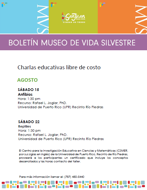 Talleres Museo de Vida Silvestre